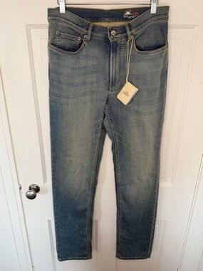 Faherty Stretch Terry Jeans – Easton Wash – Size 30 (Slim Fit)